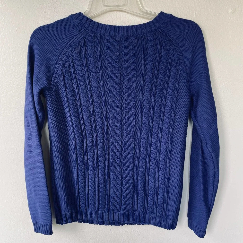 J. Crew Thick Cable knit sweater size S
